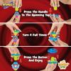 IPIDIPI TOYS Spineez Light Up Flying Saucer Spinning Tops  12-Pack UFO Spinner Toy, Easter Basket Stuffers for Kids, Birthday Party Favors, Goodie Bag Stuffers, School Prizes for Boys & Girls  Red view 2