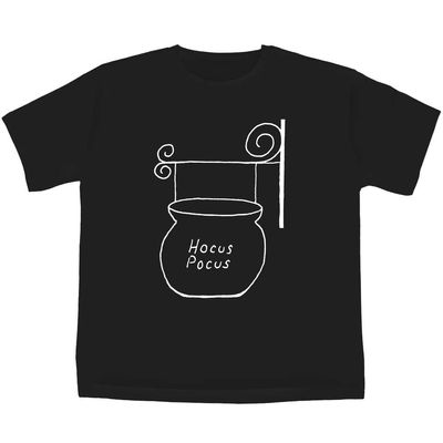 Azeeda 7-8 Years 'Hocus Pocus' Children's/Kid's T-Shirt (Black) (TS00174484)