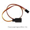 SUNGOOYUE Servo Extension Cable, Y Wire Servo Extension Cable Cord Servo Plugs & Wires for RC Model Cars Boats Airplanes Servos & Parts (2 in 1) view 2