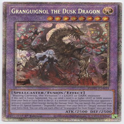 Granguignol The Dusk Dragon - PHHY-EN033 - Starlight Rare - 1st Edition