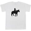 Azeeda 14-15 Years 'Horse Riding' Children's/Kid's T-Shirt (White) (TS00183231) view 1