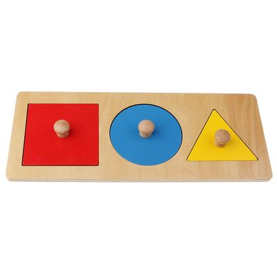 Baoblaze Montessori Material, Wood Geometry Puzzles Toy Box, for Children Intelligent Development, Multi-Color Mix, as described