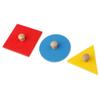 Baoblaze Montessori Material, Wood Geometry Puzzles Toy Box, for Children Intelligent Development, Multi-Color Mix, as described view 2