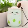 9.4" Cute Boba Plush Squinty Woozy Bubble Milk Tea Plushie (Green) view 4