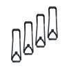 Almencla 4Pcs Black Propeller Guards, Anti Collision Drone Accessories Lightweight Propeller Blade Protector, Propeller Blade Crash Guard Cover Bumper for Z908 Pro Replace Parts view 1