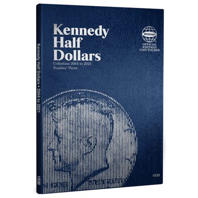 Whitman US John F. Kennedy Half Dollar Coin Folder Starting 2004 #1938