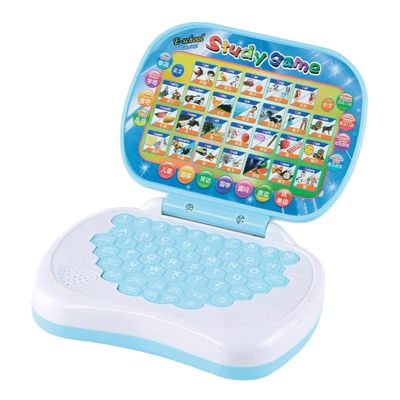 MERIGLARE Multifunction Kids Laptop Toy Early Education Activities Child Interactive Learning Pad Tablet for Children Girls Boys Toddler Kids, Style A