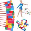 24pack Dance Ribbon Wand Rainbow Streamer Party Favors for Kids 4-8 8-12 Girls Artistic Dancing Gymnastics Carnival Games Goodie Bag Stuffers Birthday Party Decorations Mermaid Princess Party Supplies view 1