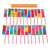24pack Dance Ribbon Wand Rainbow Streamer Party Favors for Kids 4-8 8-12 Girls Artistic Dancing Gymnastics Carnival Games Goodie Bag Stuffers Birthday Party Decorations Mermaid Princess Party Supplies view 3