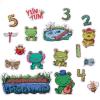 CHEFAN Felt Flannel Board Stories for Toddler,5 Little Speckled Frogs,Number Game,Recognize Animals,Practical Ability view 1