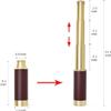 Pirate Spyglass Telescope Treasure Map Pocket Compass Kids Toys Set, Handheld Collapsible 25x30 Zoomable Monocular Polyester Fabric Huge Map & Golden Compass Boys Gift for Pirate Lovers view 4