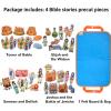 CHEFAN 4 Pack Felt Board Bible Stories Set, Flannel Board Stories Elijah and The Widow|Samson and Delilah|Joshua and The Battle of Jericho|Tower of Babel, Precut Flannel Graph Bible Toys for Kids view 2