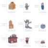 CHEFAN Felt Flannel Board Stories for Toddlers,The Three Little Pigs,Preschool Felt Activities,Flannel Graphic view 3