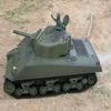 Ssccgym Remote Control Heavy Tank America M4A3 RC Battle War Military Vehicle Collection Professional RC Tank Infrared Combat Double Batteries (Standard Version) view 4