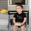 Azeeda 9-11 Years 'Romulus & Remus Statue' Children's/Kid's T-Shirt (Black) (TS00206951) view 2