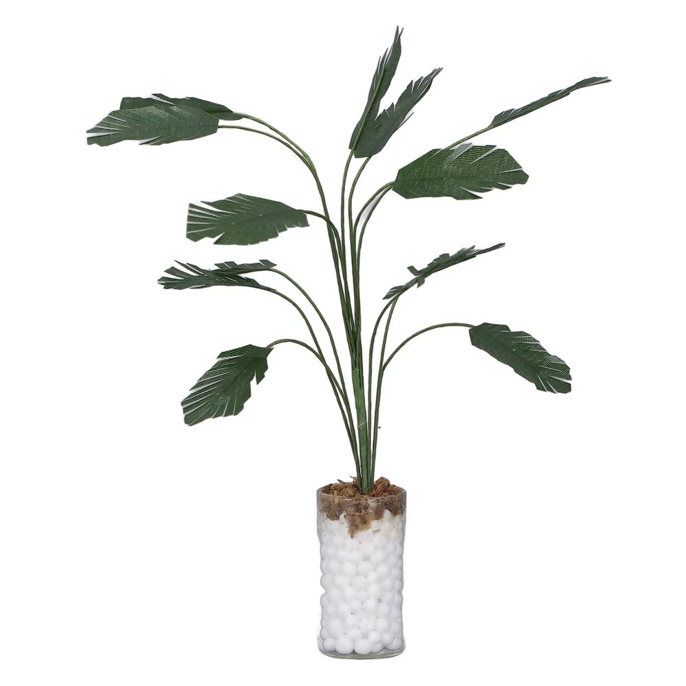 Dollhouse Plants Props, 1:12 Scale Miniature Banana Tree DIY Making Potted Plants for Doll House Dollhouse Accessories (S)