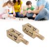 Fdit 2pcs 6 Sides Rotary Dice, Gyro Game Solid Gyro Gambling Game Chance Advance Six Sided Dice for Desktop Game view 3