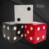 12 Pcs Dice Favor Boxes 6 x 6 x 6 Inch dice Boxes Bulk for centerpieces Casino Party Decorations Game Night Decorations Casino Themed Party Goodie Boxes Gift Box (Black, White, Red) view 4