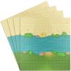 General Jim's City Street Colorful Baseplate River Sandy Beach Island Seaside Building Blocks Road Plates 9 Piece Set - for Teens and Adultss view 3