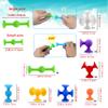 Big Suction Bath Toys for Kids Ages 3-8 , 36 PCS Fidget Suction Cup Toys Construction Set Water Toys for Babies and Toddlers,Window Building Toy Road Trip Travel Essentials for Kids Gifts view 2