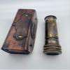 Brass Kaleidoscope with Wooden Box Antique Finish Stamped Leather to My Son / Daughter Kids Antique Finish - Kaleidoscope for Friends Family Children by A39 Enterprises view 2