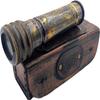 Brass Kaleidoscope with Wooden Box Antique Finish Stamped Leather to My Son / Daughter Kids Antique Finish - Kaleidoscope for Friends Family Children by A39 Enterprises view 3