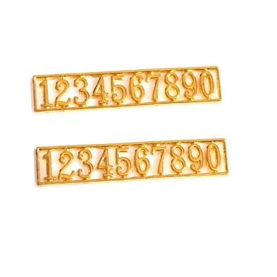  1:12 Scale Dolls House Miniature Set of Numbers Door Accessory