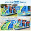 BOUNTECH Inflatable Water Slide, Bouncy House for Kids 5-12 Indoor Outdoor Party Family with 480w Blower, Target Balls, Splash/Ball Pool, Water Slides Inflatable for Yard, Park, Birthday Gift view 2