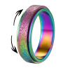 Supcare Stress Rings for Anxiety Relief Ring Women Figette Ring Rainbow Worry Ring Stress Reduce Ring Gift view 1