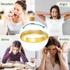 Supcare Anxiety Spinner Rings for Women Fidget Ring Gold Thumb Ring Size 8 Stainless Steel Rotataing Ring view 2