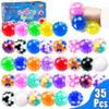 35PCS Stress Balls, Squishy Squeeze Balls Bulk, Sensory Balls, ADHD Stress Relief for Adults , Classroom Prizes, Party Favors, Birthday Gift, Goodie Bag Stuffers view 1