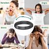 Supcare Black Fidget Ring Women Figit Rings Anxiety Relieving Fidget Ring Men Stainless Steel Spinner Ring Band view 2