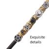 Bubbmi Crystal Witch Magic Wand, Gems Rhinestone Wizard Halloween Christmas Cosplay Accessories Sorcerer Collection Witchcraft Props with Gift Box (Brown 1) view 3