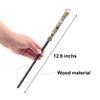 Bubbmi Crystal Witch Magic Wand, Gems Rhinestone Wizard Halloween Christmas Cosplay Accessories Sorcerer Collection Witchcraft Props with Gift Box (Brown 1) view 4