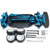 AXspeed Aluminium Shaft Drive 1:10 Touring Car Chassis Frame Body Kit with 4 Wheels Upgrade Kit for Tamiya TT02 view 1