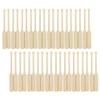 Toyvian Kids Toys Mini Wooden Paddle Miniature Wooden Boat Canoe Paddles Miniature Blue Row Boat Little Boat Canoe Model Landscape Resin Figurine Ornament 24 Pairs Ocean Decor Mini Toys view 1