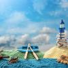 Toyvian Kids Toys Mini Wooden Paddle Miniature Wooden Boat Canoe Paddles Miniature Blue Row Boat Little Boat Canoe Model Landscape Resin Figurine Ornament 24 Pairs Ocean Decor Mini Toys view 2