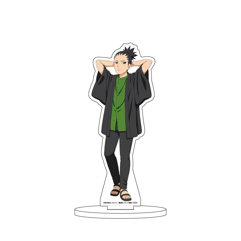 A3 Naruto & Boruto 39 Nara Shikadai Japanese Style Plain Clothing Ver. [Drawn Illustration] Character Acrylic Figure