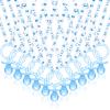 Junkin 60 Pieces Baby Shower Pacifiers Necklace Acrylic Pacifiers Necklace Charm for Girls Boys Baby Shower Party Favors Decorations, Boy Style(Blue, White) view 1