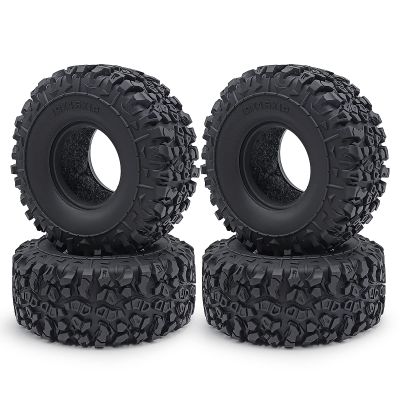 4pcs RC Crawler 1.9inch Tires 114mm Rubber Wheel Tires Tyres for 1/10 Axial Scx10 Scx10 II 90046 TRX4 D90 CC01 Upgrade