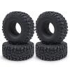 4pcs RC Crawler 1.9inch Tires 114mm Rubber Wheel Tires Tyres for 1/10 Axial Scx10 Scx10 II 90046 TRX4 D90 CC01 Upgrade view 1