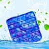 20pcs Random Silicone Tie-dye Push pop Bubble Fidget Toy, Autism Special Needs Stress Reliever, Squeeze Sensory Tools to Relieve Emotional Stress for Kids AdultsParty Toys view 2