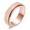 LAOYOU Rose Gold Spinner Ring - Anxiety Relief Women's Spinner Ring, Stainless Steel, Size 11.5 view 1