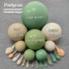 Sage Green Brown Balloon Arch Kit Double Stuffed Dusty Olive Green Tan White Sand Apricot Latex Balloon Garland for Neutral Baby Shower Safari Dinosaur Birthday Christmas Party Decoration view 3