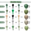 Sage Green Brown Balloon Arch Kit Double Stuffed Dusty Olive Green Tan White Sand Apricot Latex Balloon Garland for Neutral Baby Shower Safari Dinosaur Birthday Christmas Party Decoration view 4