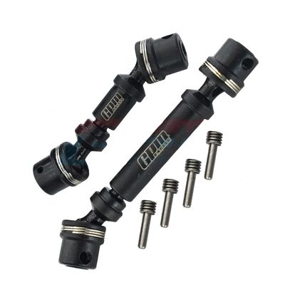 GPM for TRAXXAS-1/18 4WD TRX4M Ford BRONCO-97074-1 Medium Carbon Steel Front and Rear Drive Shaft