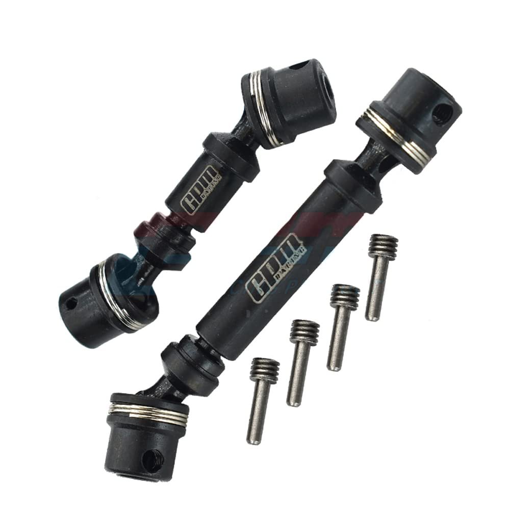 GPM for TRAXXAS-1/18 4WD TRX4M Ford BRONCO-97074-1 Medium Carbon Steel Front and Rear Drive Shaft