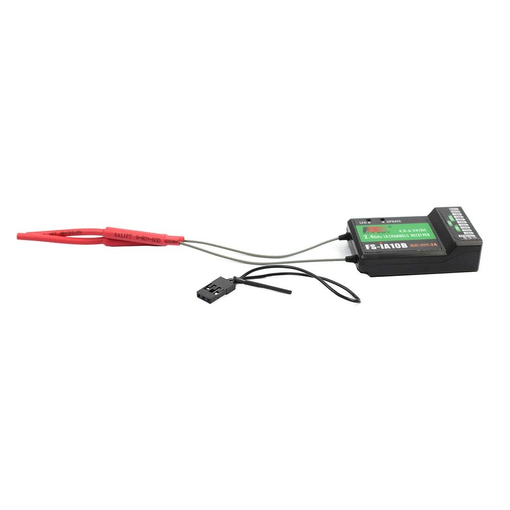 FEICHAO Flysky FS-iA10B 10ch Receiver 4.0-8.4V with Dual Copper Tube Antenna for Transmitter FS-NV14 FS-i10 FS-i8 FS-i6s FS-i6x FS-i6 FS-i4x FS-th9x Quadcopter Drone