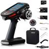 HTLNUZD Radiolink RC8X 8 Channels 2.4GHz RC Transmitter, R8FG and R4FGM Gyro Receivers with EWRF 708R 5.8G 48CH Wireless Audio/Video FPV Receiver, for RC Crawler, Boats Etc. (Radiolink RC8X Standard) view 1