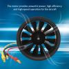 50mm EDF 12 Blades Ducted Fan with QF26115000KV 34S RC Brushless Motor Balance Tested for RC Airplane (CW view 2